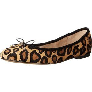 Sam Edelman Calf Hair Women's Leopard Print Ballet Flats Size 4‎ NWOT